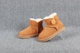 5A Kid Classic Button Mini Boot Brown