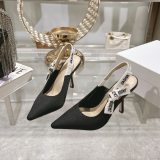 5A Women's Summer J'Adior Sandal Heels Black 1-6-9CM