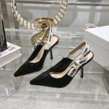 5A Women's Summer J'Adior Sandal Heels Black 1-6-9CM