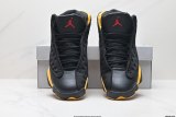 Air Jordan 13 Basketball Shoes Black JGD101