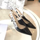 5A Women's Summer J'Adior Sandal Heels Black 1-6-9CM