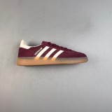 Original Handball Spezial Retro Casual Board Shoes Dark Red IG1978