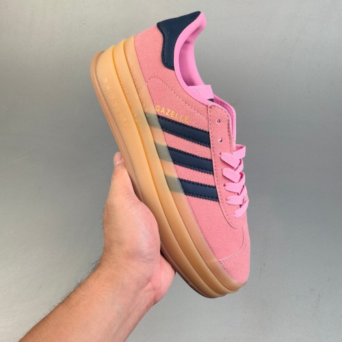 5A Gazelle Bold Thick-Soled Sneakers Rose