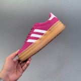 5A Gazelle Bold Thick-Soled Sneakers Rose