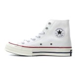 5A Chuck Taylor All Star 70s High Top White Canvas Sneakers