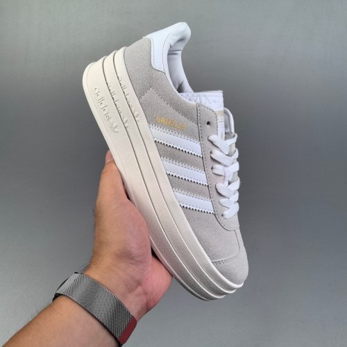 5A Gazelle Bold Thick-Soled Sneakers Grey