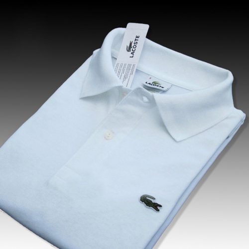 5A Petit Pique Shorts Sleeve Cotton Polo White