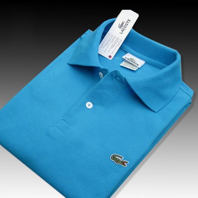 5A Petit Pique Shorts Sleeve Cotton Polo Blue