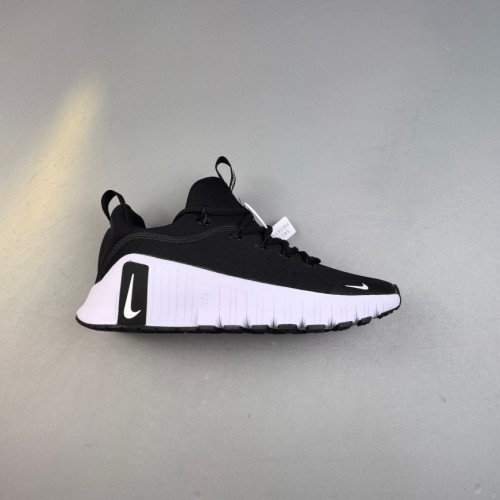Original Women's Free Metcon 6 Sneaker Running Shoes Black White FJ7127