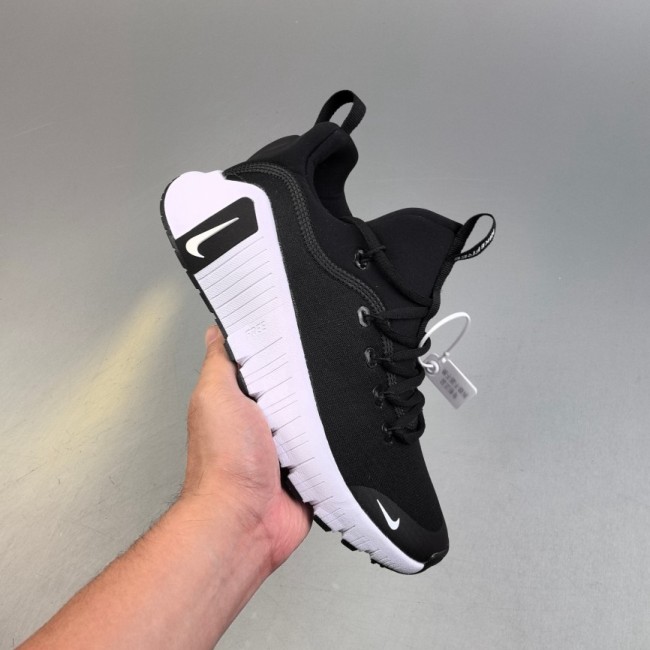 Original Women's Free Metcon 6 Sneaker Running Shoes Black White FJ7127