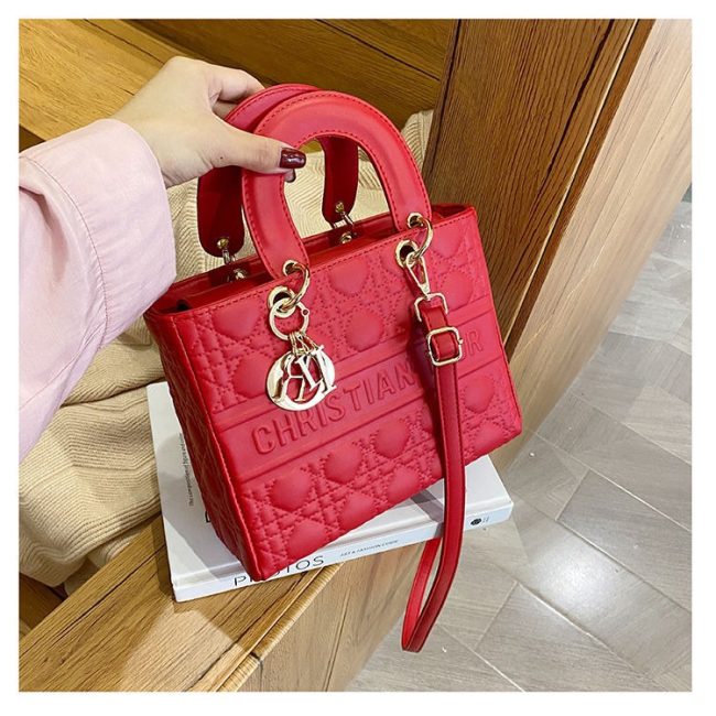 5A Medium Lady Bag Red