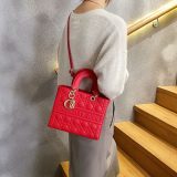 5A Medium Lady Bag Red