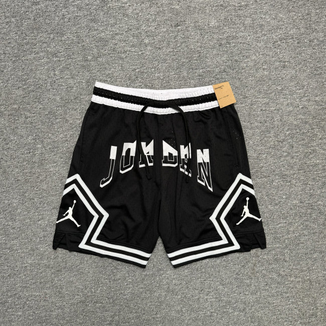 5A Air Jordan Printed Logo Breathable Shorts Black