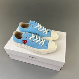 5A Chuck Taylor All Star 70 Low & Comme des Garcons PLAY Shoes Blue