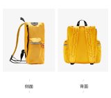 5A Nylon Pioneer Top Clip Backpack Black75 Yellow