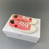 5A Chuck Taylor All Star 70 Low & Comme des Garcons PLAY Shoes Pink