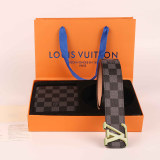 5A Belt and Wallet Gift Box Black