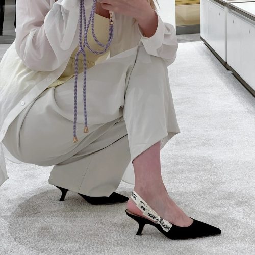 5A J'Adior High Heels Black 2.5CM