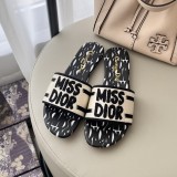Original Women's Dway Cotton Slippers Black Beige