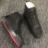 5A High Top Casual Shoes Black