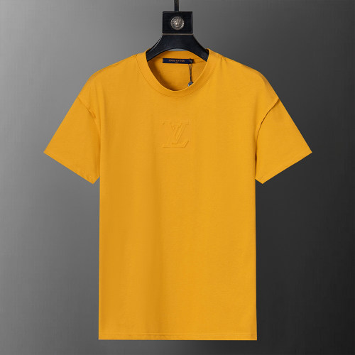 Spring Summer Short Sleeve T-Shirt Orange 25019#