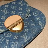 5A Sunset Denim Shoulder Bag 27x4x12cm