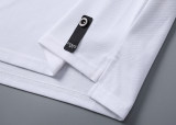 Men's Embroidered Logo Short Sleeve Polo Shirt White 30057