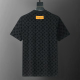 Spring Summer Classic Monogram Short Sleeve T-Shirt Black 31099#