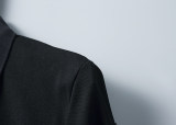 Spring Summer Men's Short Sleeve Polo Shirt Black 30046