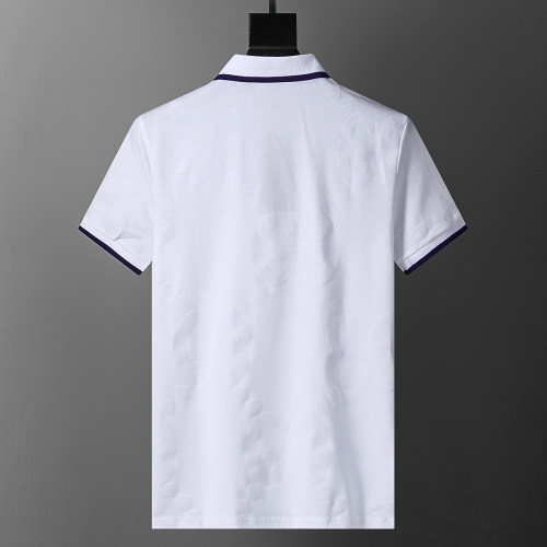 Spring Summer Men's GG Short Sleeve Polo Shirt White 30081#