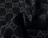 Spring Summer Men's GG Short Sleeve Polo Shirt Black 30041