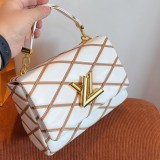 5A GO-14 Medium Handbag | Leather (23x16cm)