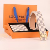 5A Belt and Wallet Gift Box White