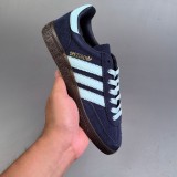 5A Handball Spezial Earth Strata Gum Casual Sneakers Dark Blue