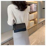 5A Alphabet Logo Handbag Shoulder Bag Black