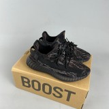5A Yeezy 350 Casual Sneakers Black