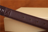 5A Embroidered Logo Men's Pin Buckle Belt Brown