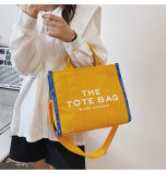 5A Jacquard Large Tote Bag Yellow