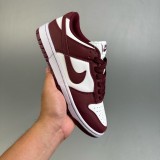5A Dunk Low Retro Sneakers Dark Red