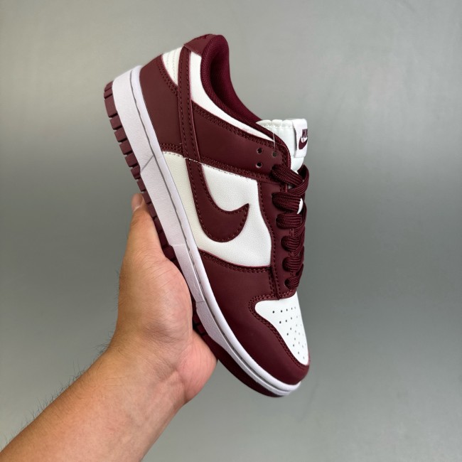 5A Dunk Low Retro Sneakers Dark Red