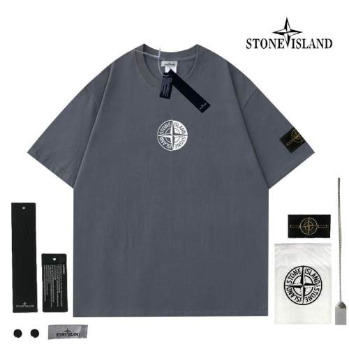 5A Simple Versatile Loose Short-Sleeved T-shirt Grey