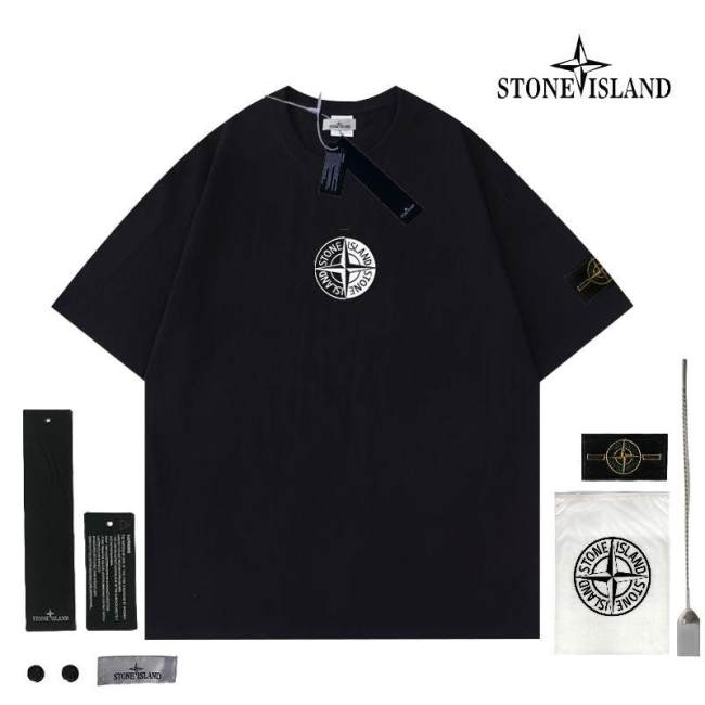 5A Simple Versatile Loose Short-Sleeved T-shirt Black