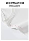 5A Simple Versatile Loose Short-Sleeved T-shirt Beige
