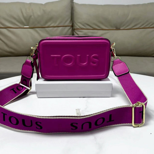 5A La Rue New Crossbody Reporter Bag Rose