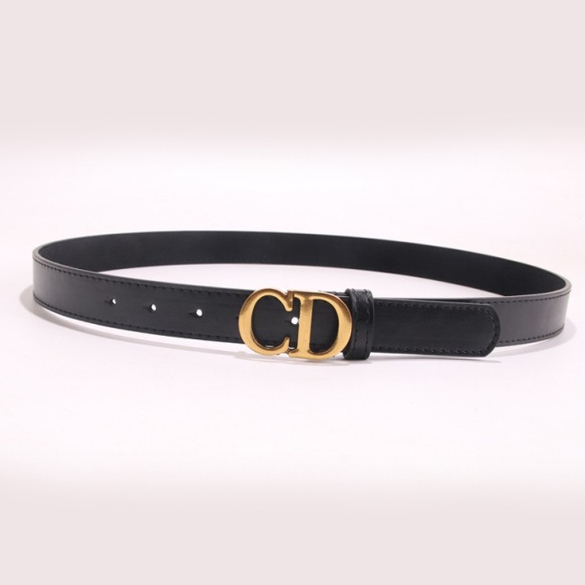 5A Women Slide Buckle Belt Black