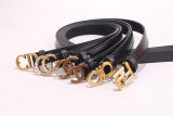 5A Women Slide Buckle Belt Black