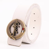 5A Men's Slide Buckle Belt White