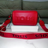 5A La Rue New Crossbody Reporter Bag Red