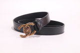 5A Women Slide Buckle Belt Black