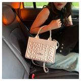 5A The Monogram Neoprene Large Tote Bag White